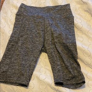 Grey Biker Shorts